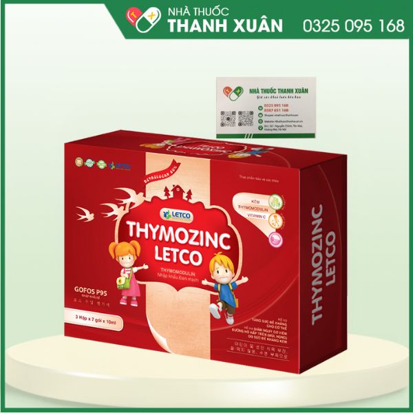 ThymozinC Letco - Bổ sung Vitamin, tăng sức đề kháng